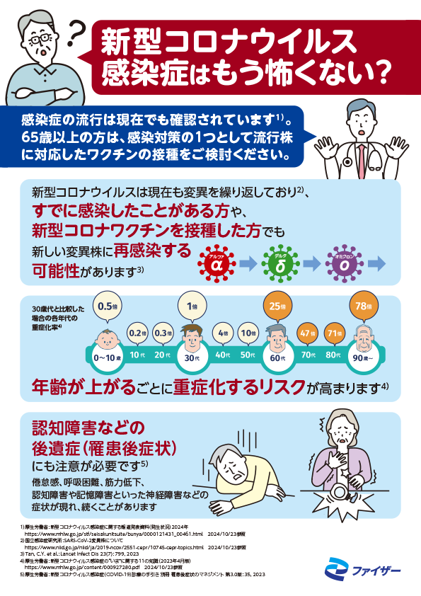 高齢者向け新型コロナウイルス感染症疾患啓発